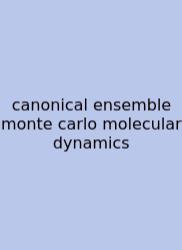Canonical Ensemble Monte Carlo Molecular Dynamics