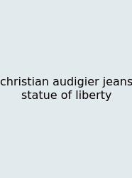 Christian Audigier Jeans Statue Of Liberty