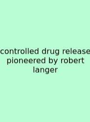 Controlled Drug Release Pioneered By Robert Langer