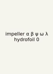 Impeller Α Β Ψ Ω Λ Hydrofoil 0