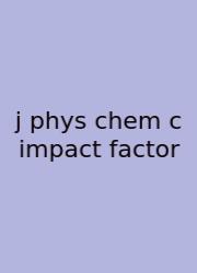 J Phys Chem C Impact Factor