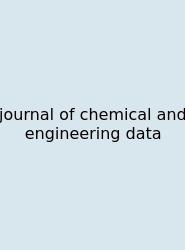 Journal Of Chemical And Engineering Data