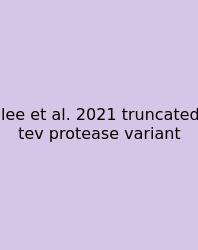 Lee Et Al. 2021 Truncated Tev Protease Variant