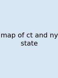 Map Of Ct And Ny State