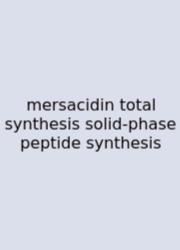 Mersacidin Total Synthesis Solid-phase Peptide Synthesis
