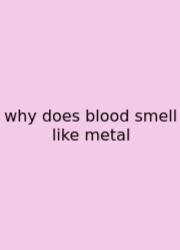 Why Does Blood Smell Like Metal